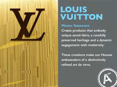 louis vuitton mission statement|Louis Vuitton mission and vision.